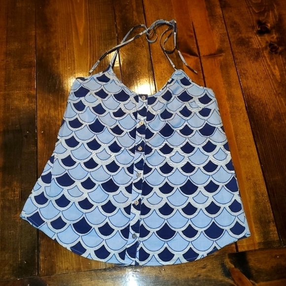 Quicksilver Small Blue Halter Top - small - Picture 1 of 9